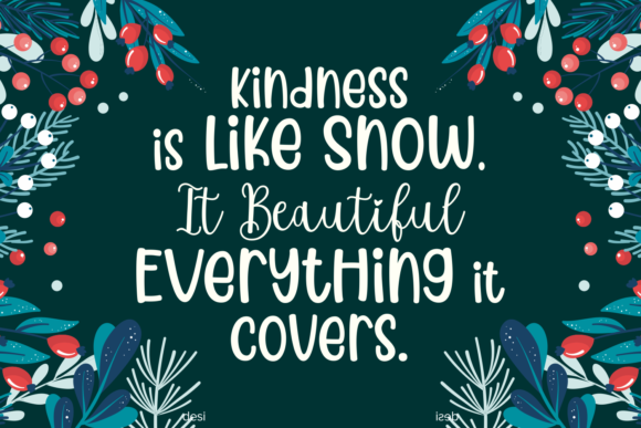 Good Morning Christmas Font - Preview 3