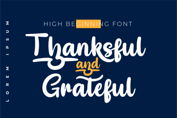 High Beginning Font - Preview 1