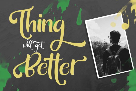 Mallen Font PNG with transparent background - Preview 6
