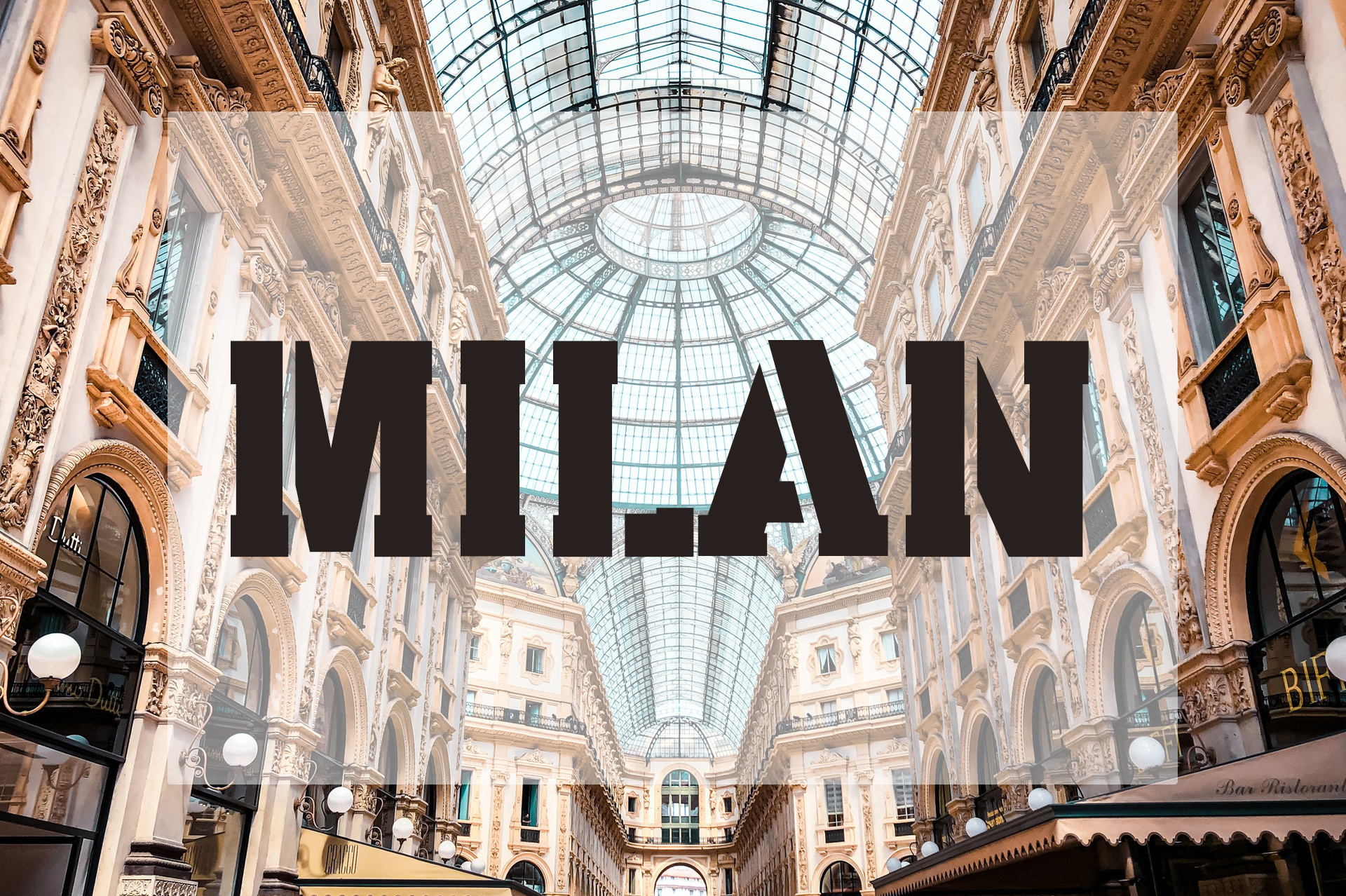 Milan Stencil font preview — urban stencil display font with sharp lines for industrial laser cut designs