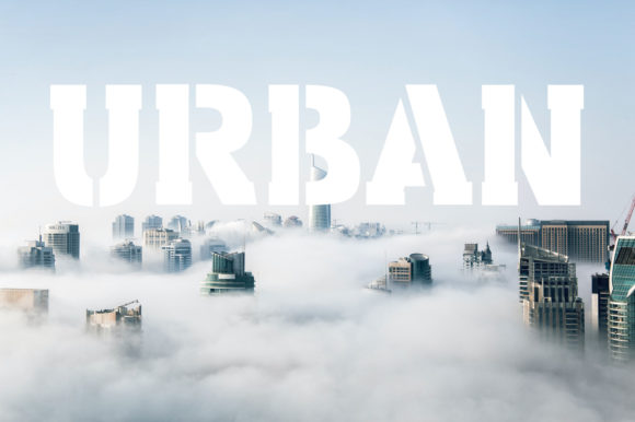 Milan Stencil Font PNG with transparent background - Preview 2
