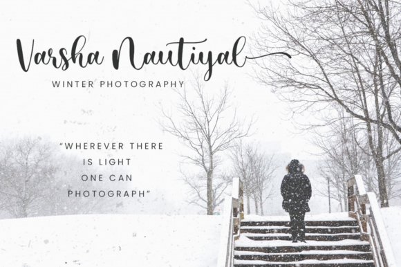 Mystical Snow Font PNG with transparent background - Preview 1
