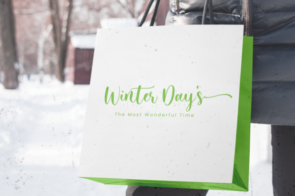 Mystical Snow Font PNG with transparent background - Preview 3