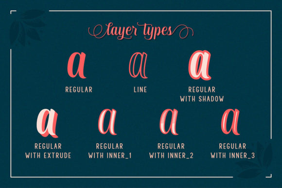 Nadella Font PNG with transparent background - Preview 2