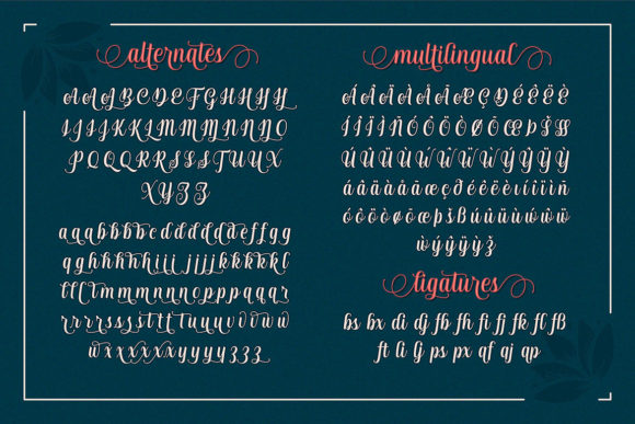 Nadella Font PNG with transparent background - Preview 4