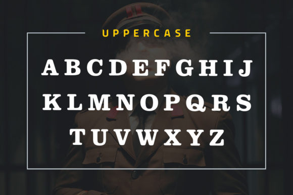 Officer Mans Font PNG with transparent background - Preview 6