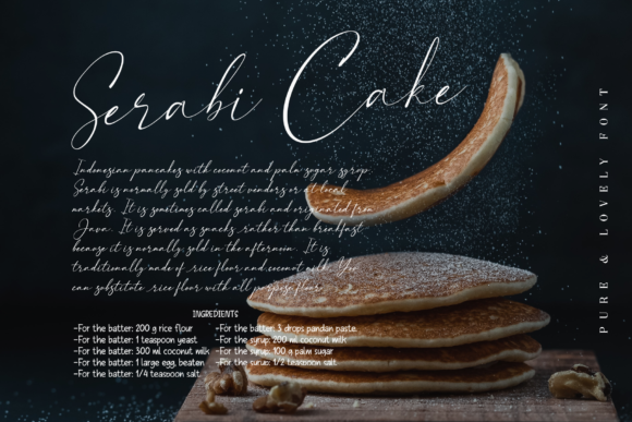 Pure & Lovely Font PNG with transparent background - Preview 5