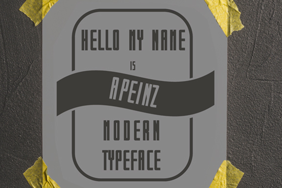 Apeinz Font - Preview 3