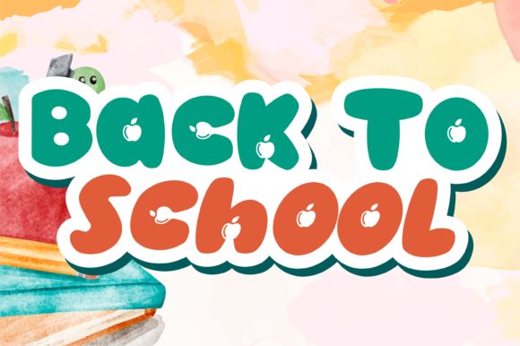 Apple Kids Font - Preview 1
