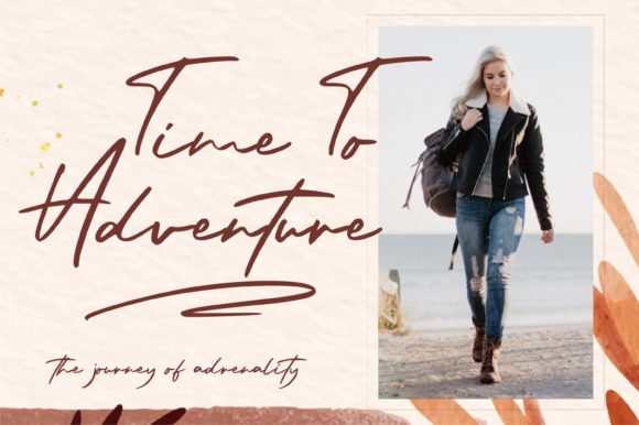 Arista Signature Font PNG with transparent background - Preview 3