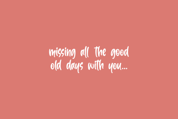 Back to December Font - Preview 1