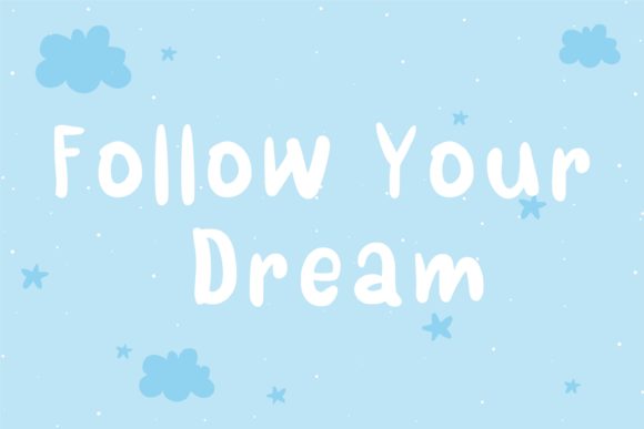 Blue Dream Font - Preview 1