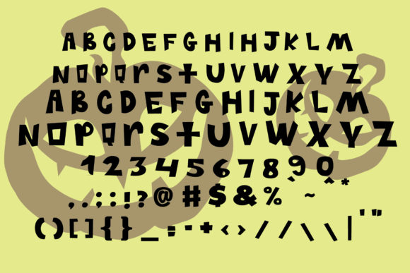 Crazy Halloween Font - Preview 2