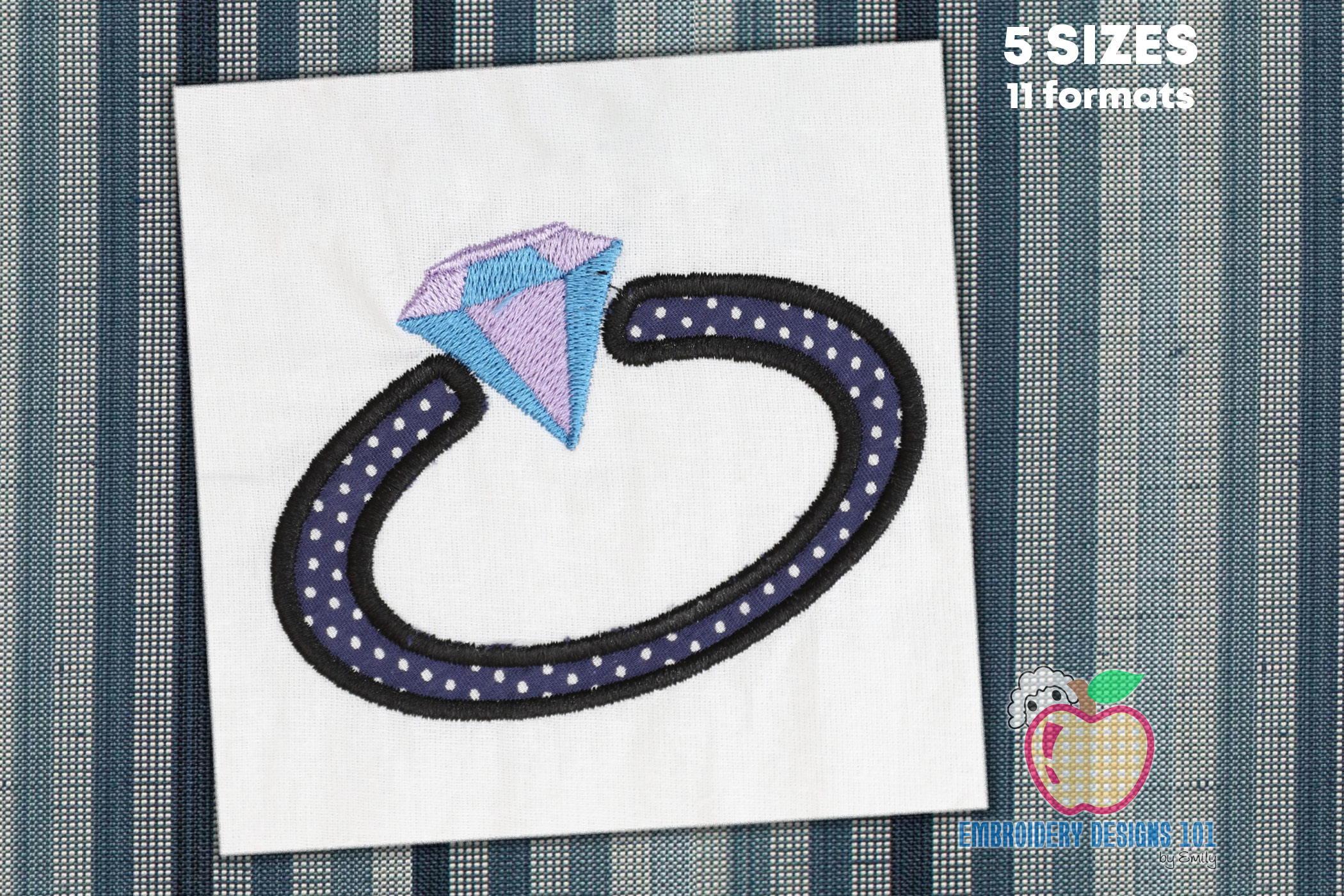 Diamond Engagement Ring Applique