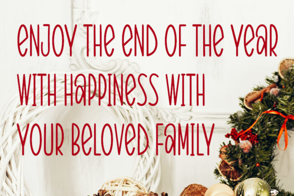 Farmhouse Christmas Font - Preview 2