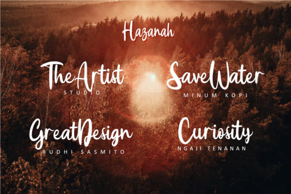 Hazanah Font PNG with transparent background - Preview 5