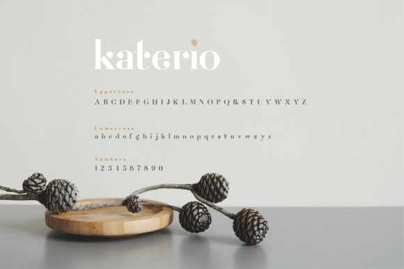Katerio Font PNG with transparent background - Preview 2