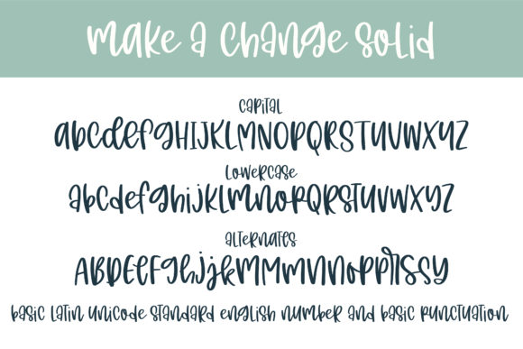 Make a Change Font PNG with transparent background - Preview 2