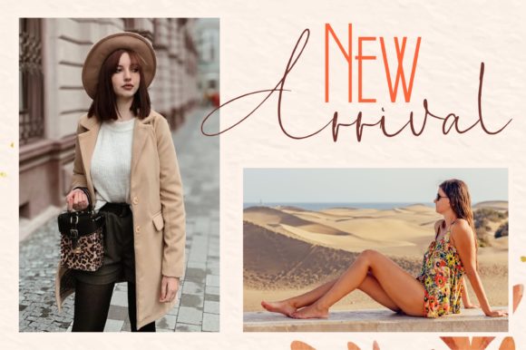 Marlina Beauty Font PNG with transparent background - Preview 5