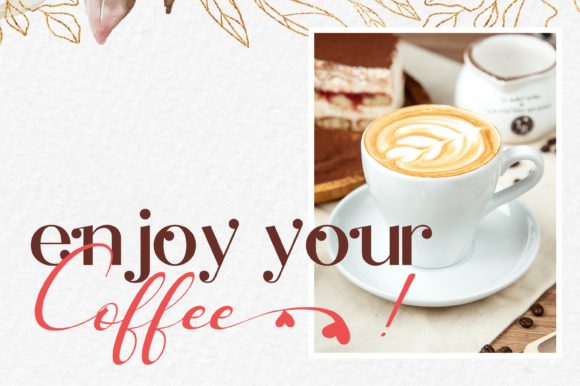 Melda Love Font PNG with transparent background - Preview 3