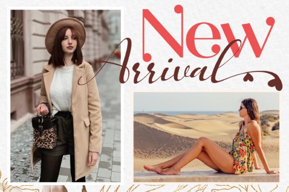 Melda Love Font PNG with transparent background - Preview 5