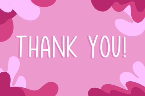 Pink Salad Font PNG with transparent background - Preview 4