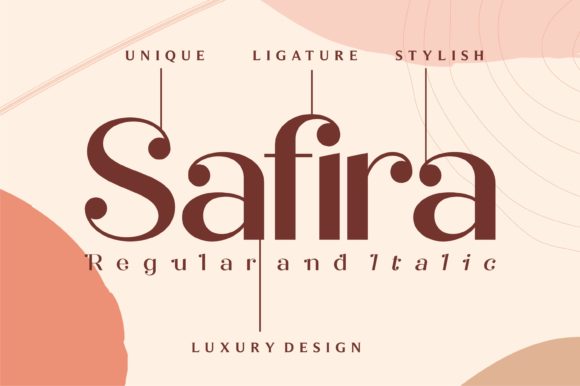 Safira Font PNG with transparent background - Preview 2