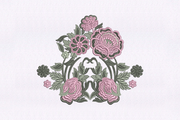 Subtly Flower Quilting Design