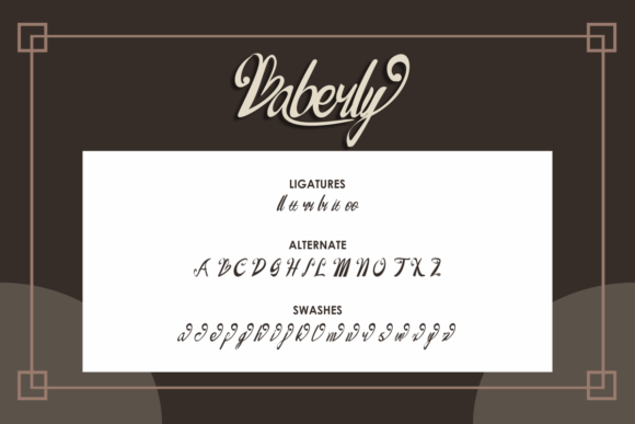 Baberly Font - Preview 3