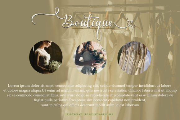 Birthday Font - Preview 3