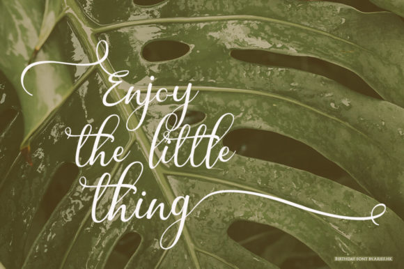 Birthday Font - Preview 5
