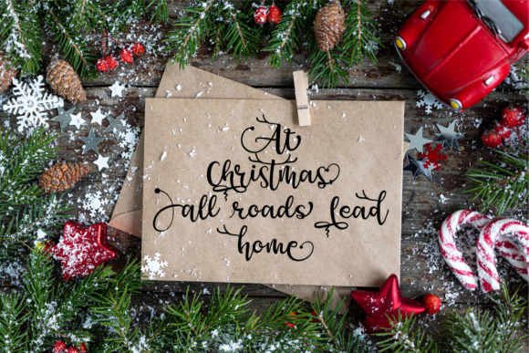 Christmas Deer Font - Preview 4