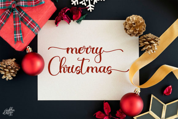 Christmas Night Font - Preview 1