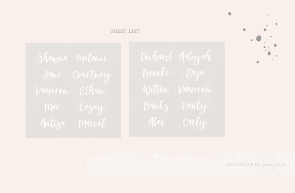 Dalmatian Font - Preview 1