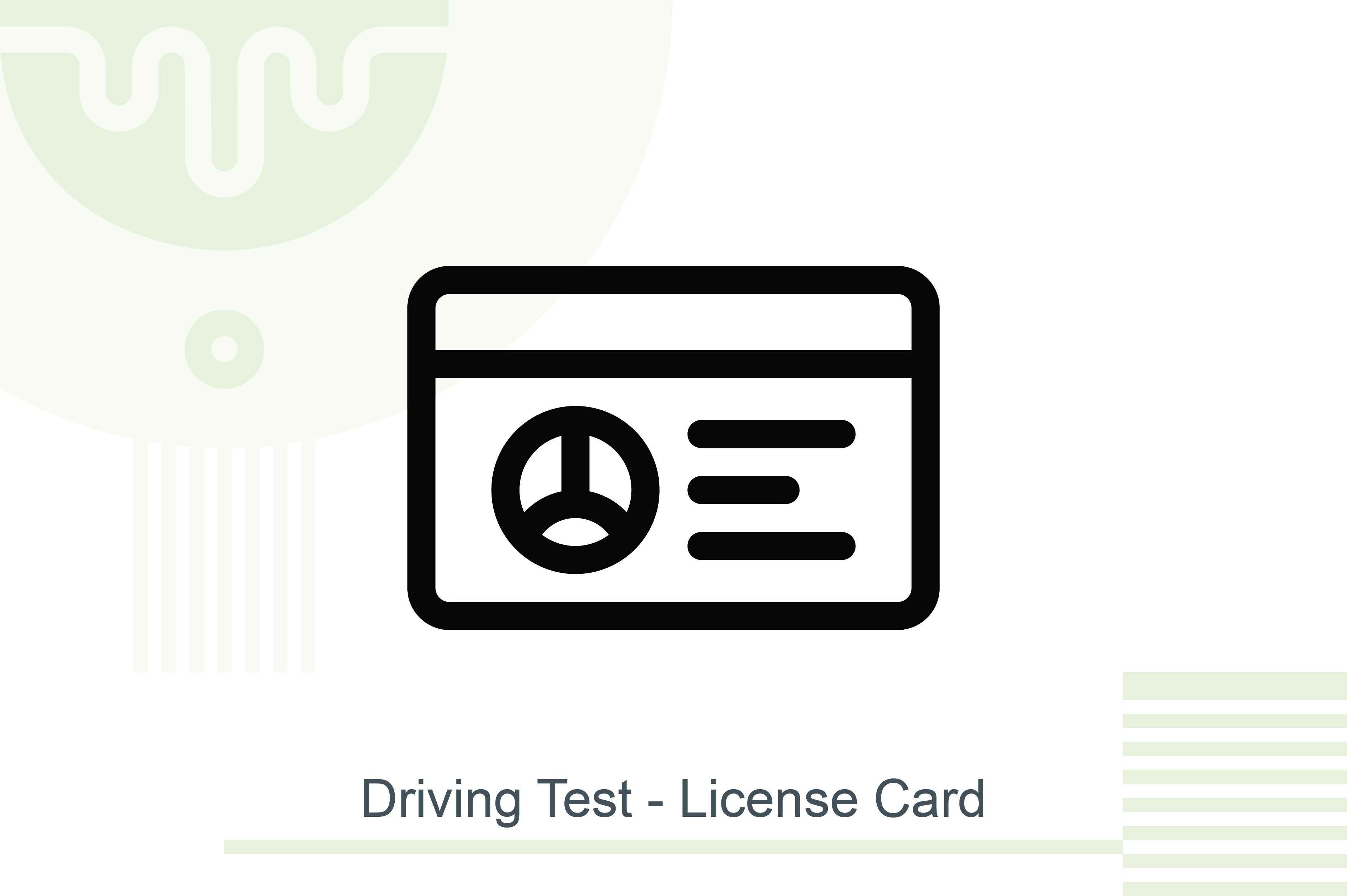 Driving Test - License Card