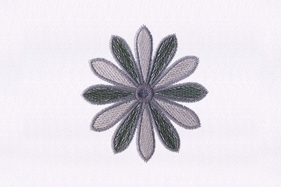 Fanned out Flower Design