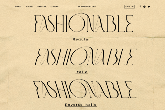 Fashionable Font - Preview 6