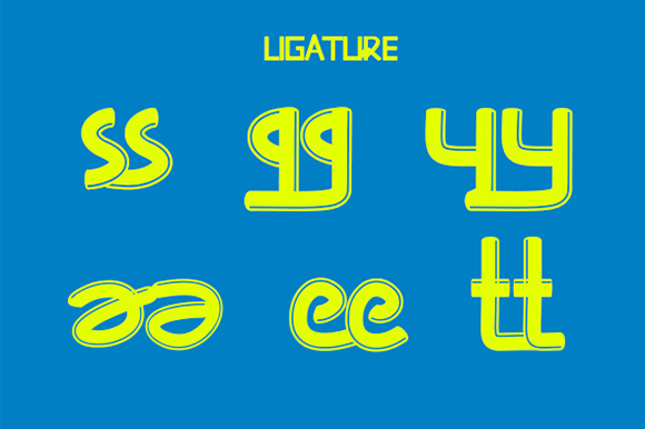 Gemok Font PNG with transparent background - Preview 2