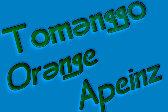 Gemok Font PNG with transparent background - Preview 4