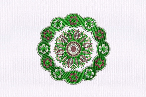 Green Quilting Design