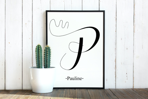 Hand Monogram Font - Preview 2
