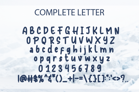 Happy Snow Font - Preview 2