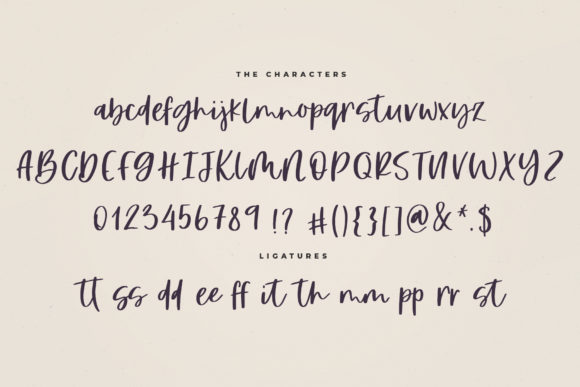 Hey Babes Font font preview - 6
