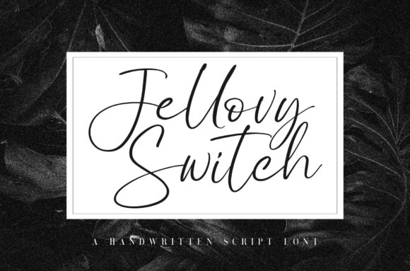Jellovy Switch Font PNG with transparent background - Preview 5