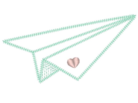 Paper Plane Aplique