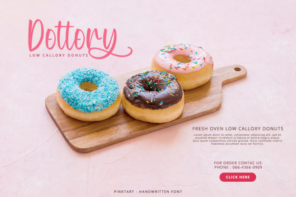 Pinktart Font PNG with transparent background - Preview 2