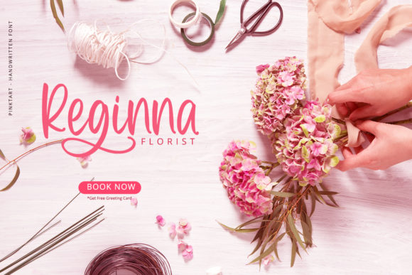 Pinktart Font PNG with transparent background - Preview 3