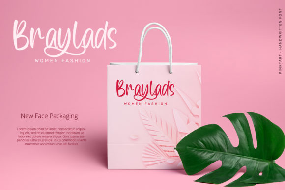 Pinktart Font PNG with transparent background - Preview 4