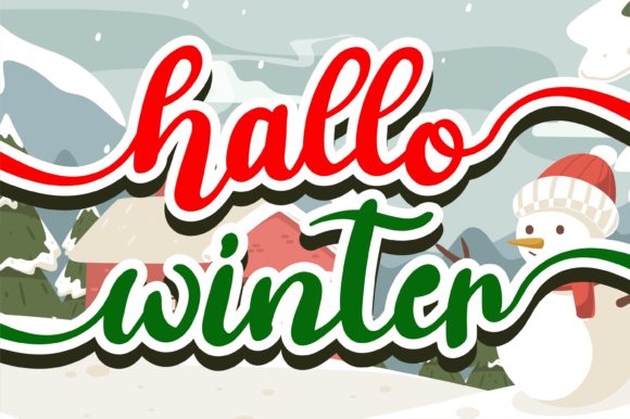 Shasha Christmas Font PNG with transparent background - Preview 1