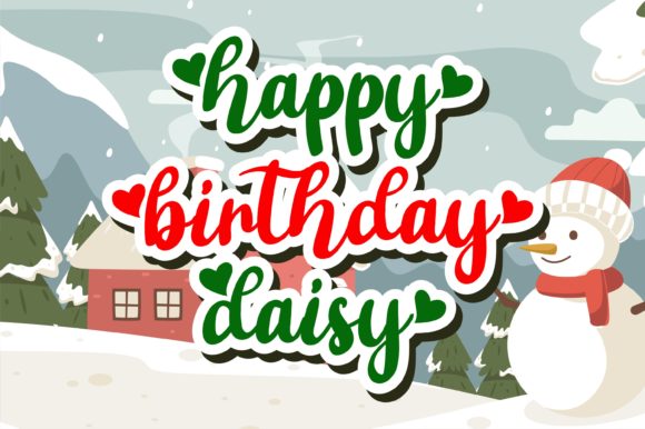 Shasha Christmas Font PNG with transparent background - Preview 2